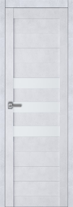 Межкомнатная дверь Тоскана Белый софт алюм.кромка с 2х ст.
