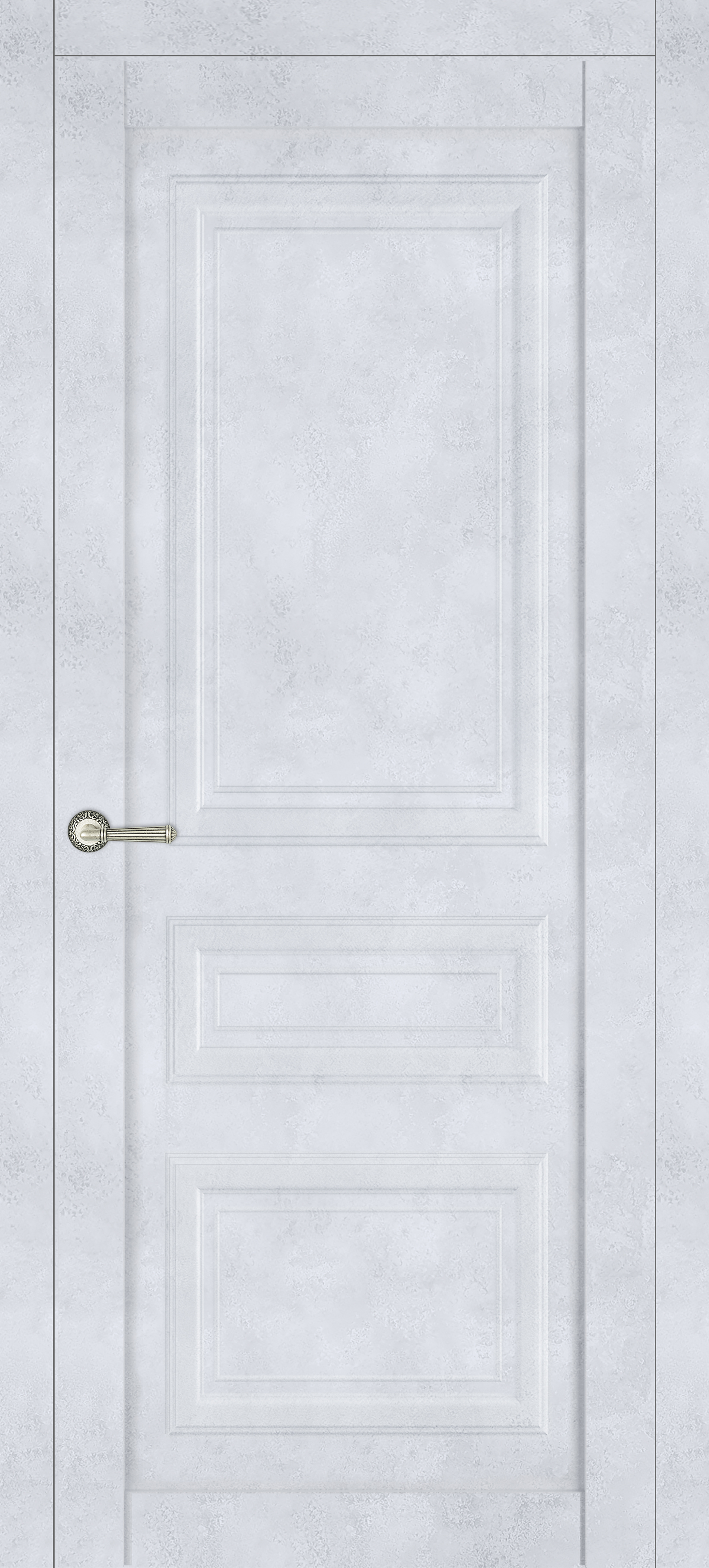 Межкомнатная дверь М-1 Бетон серый