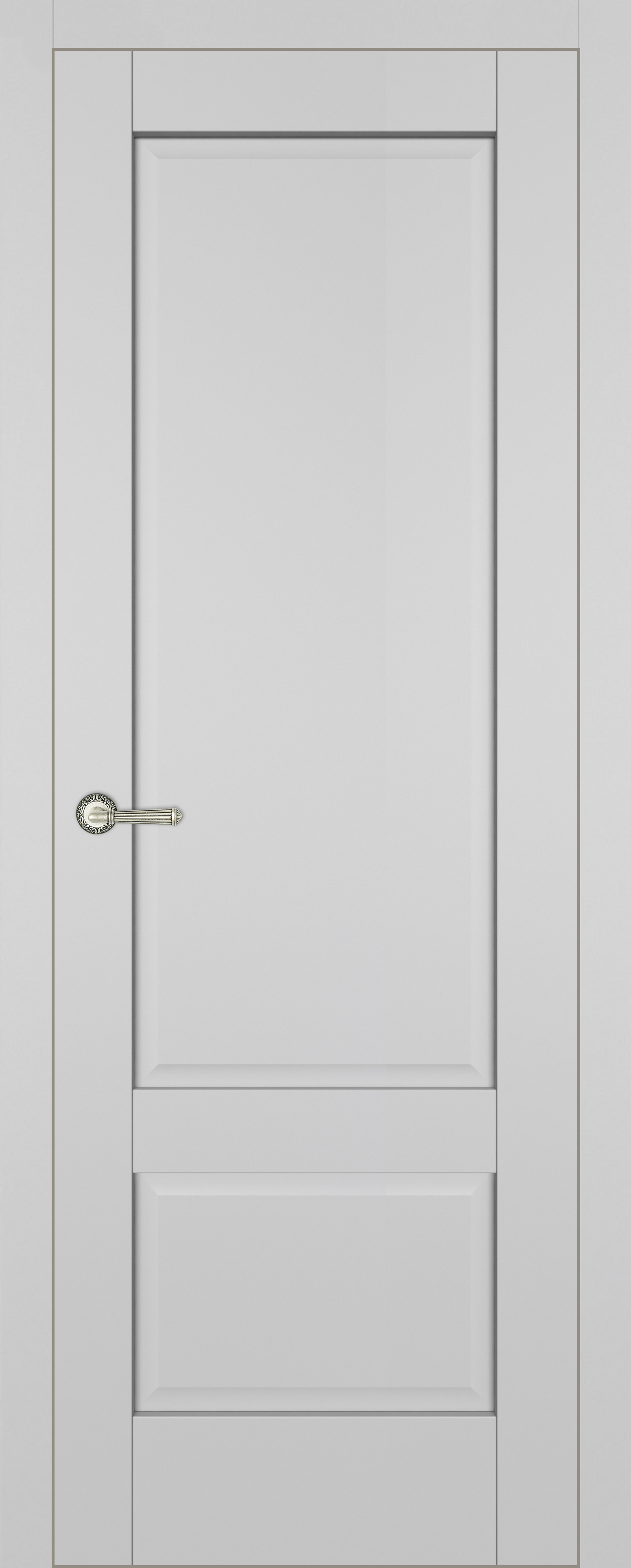 Межкомнатная дверь К-61 Серый софт Витраж