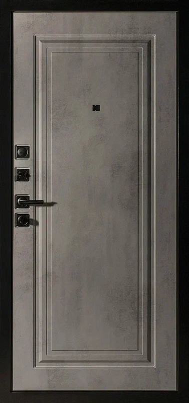 Входная дверь STR-41 Шагрень черная